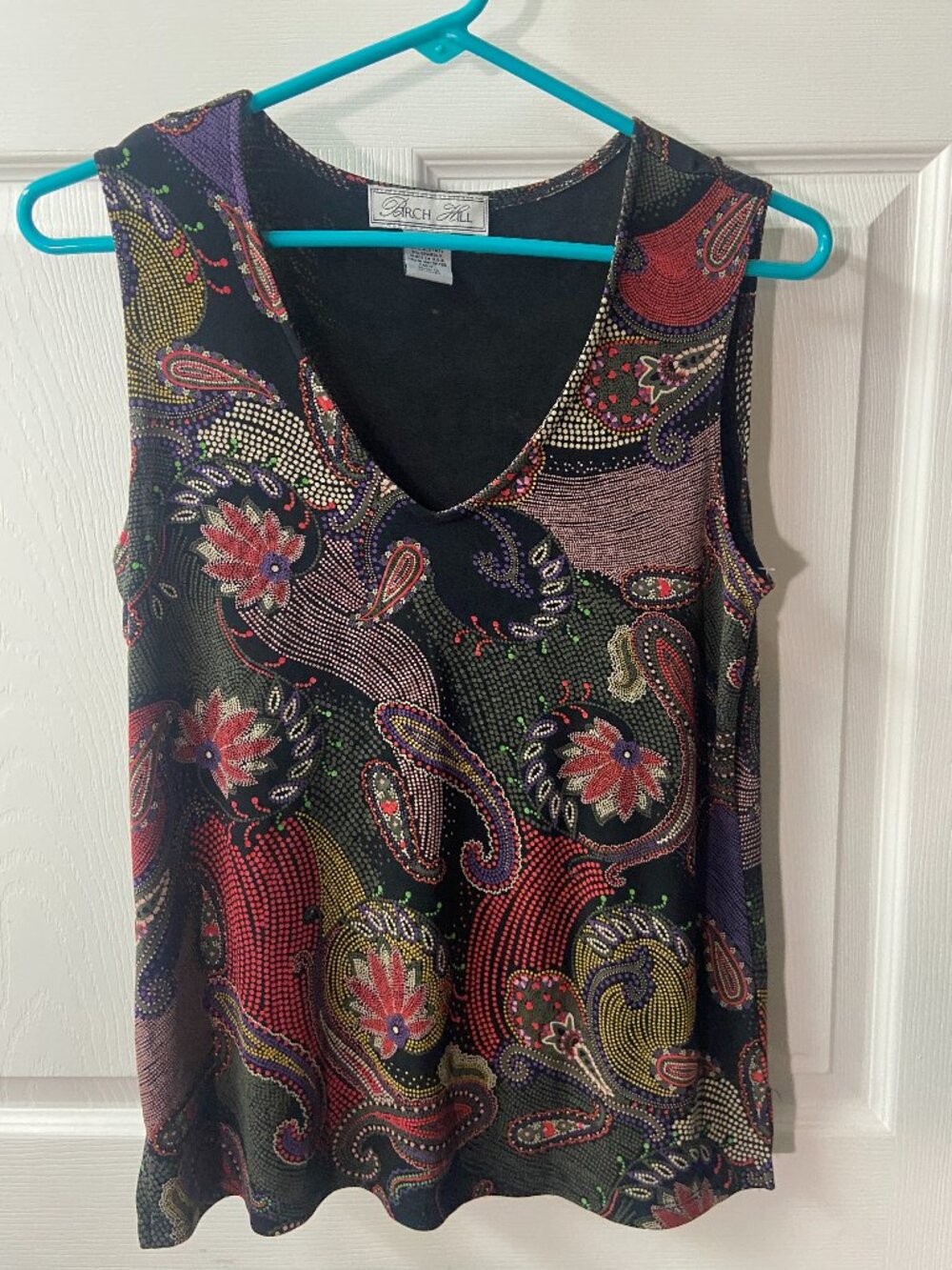 Birch Hill Sleeveless Dressy Tank Top Womens Medium